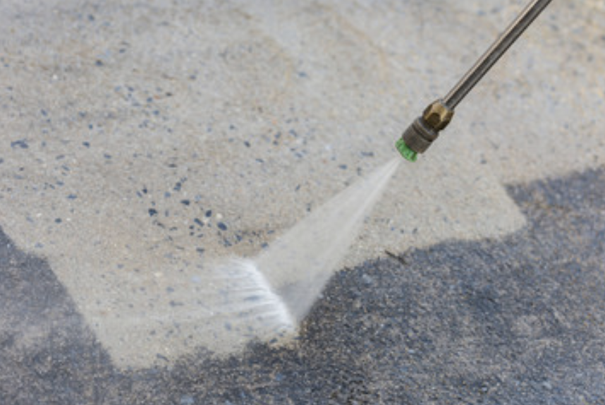 Washing Concrete Stains